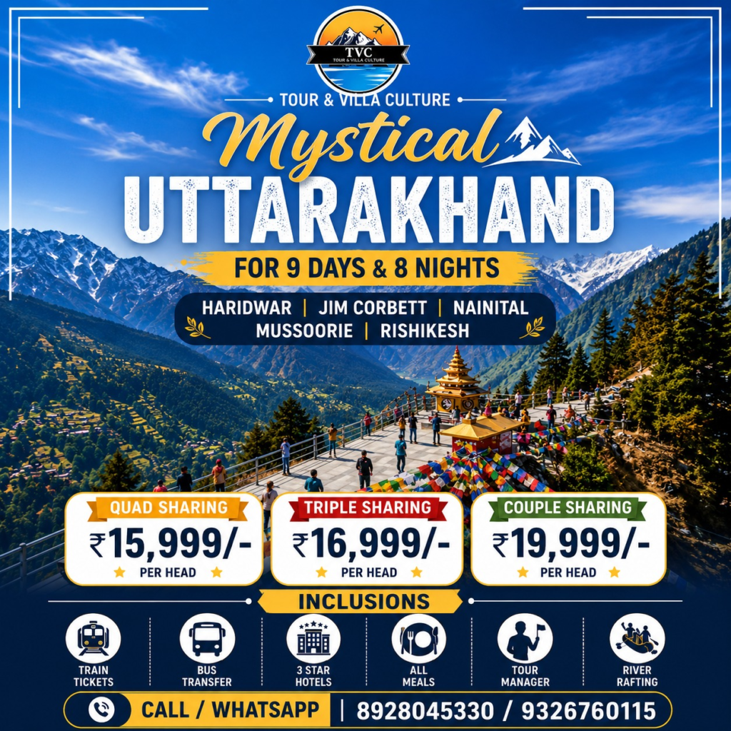 Nanital mussoorie jimcorbet rishikesh