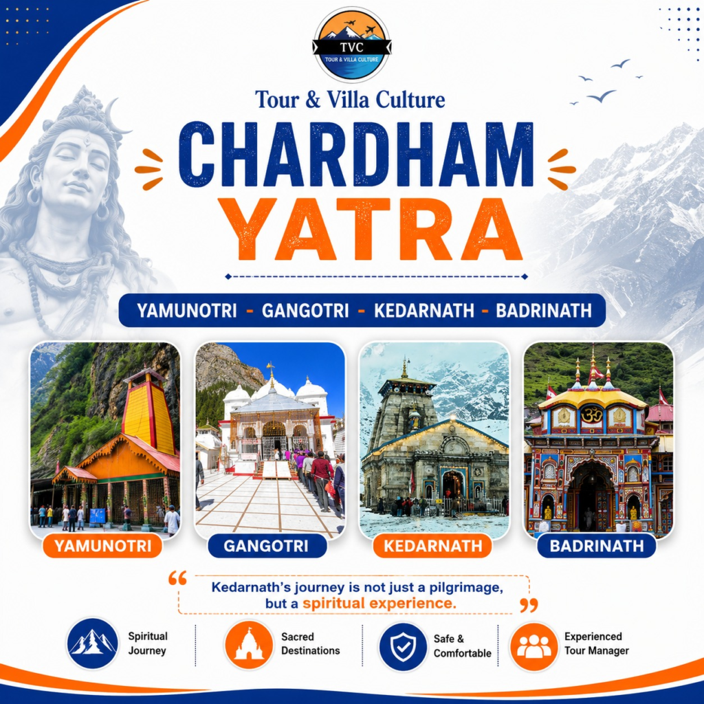 Yamunotri Gangotri Kedarnath Badrinath